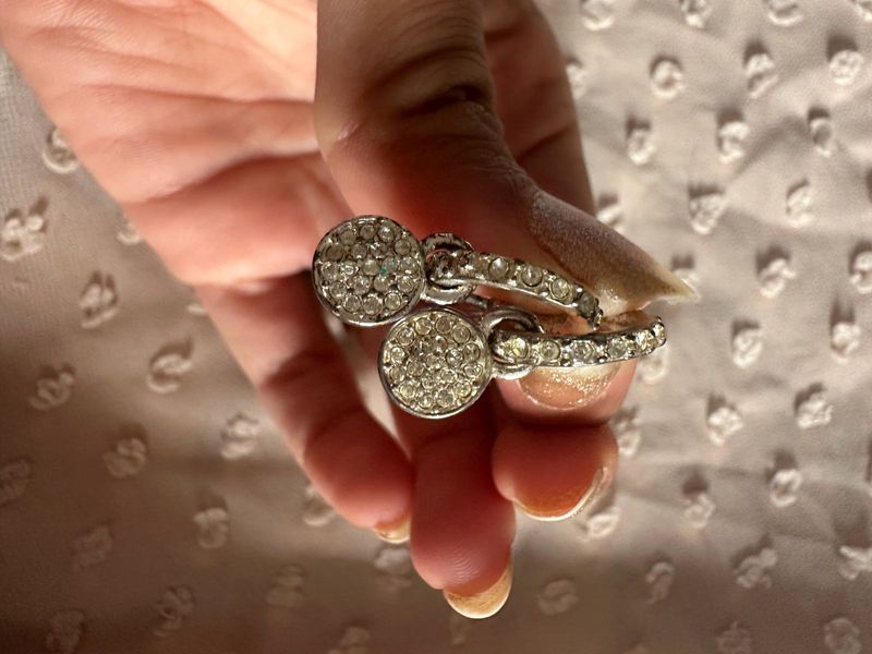 Sparkling Crystal Stud Earrings