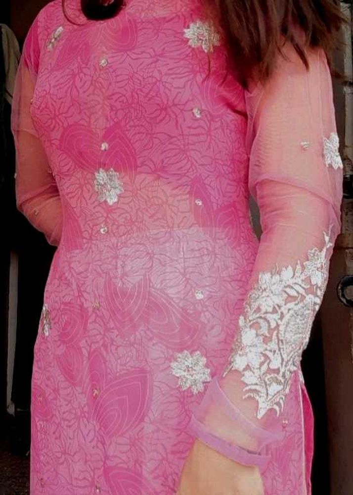 Long Kurti With Pant Set For Women