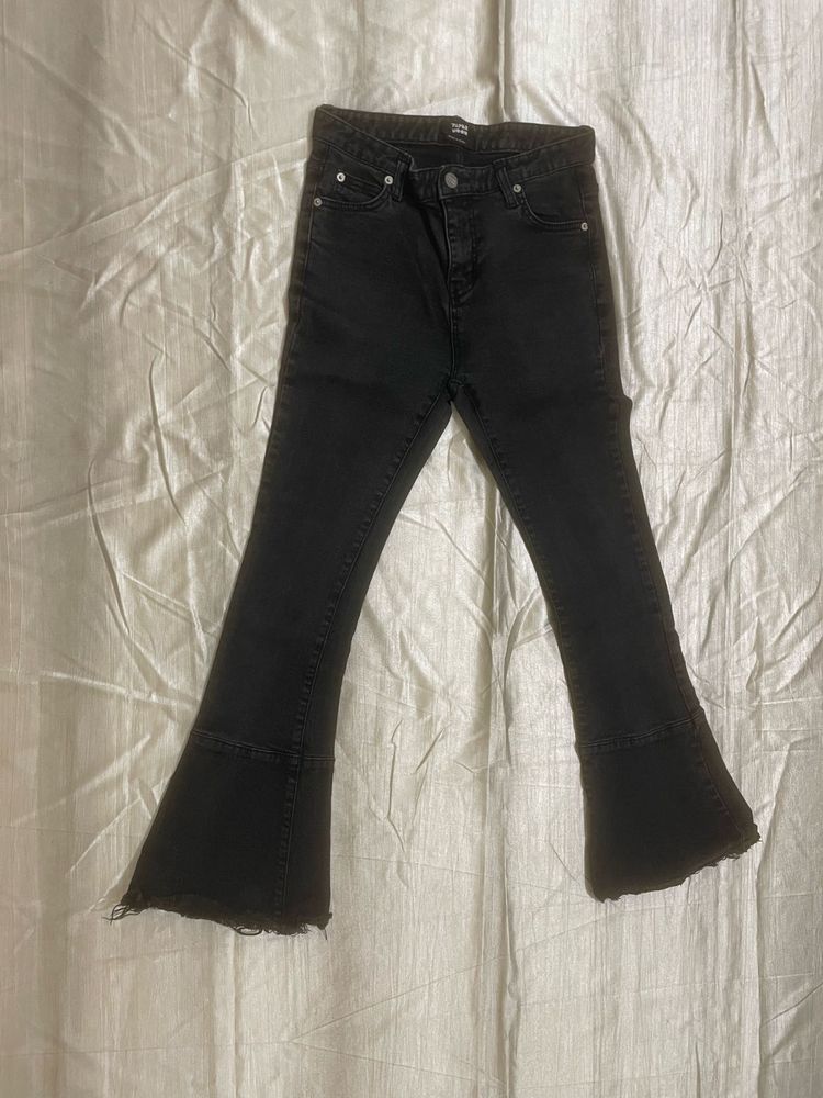 Women's Black Flare Jeans
