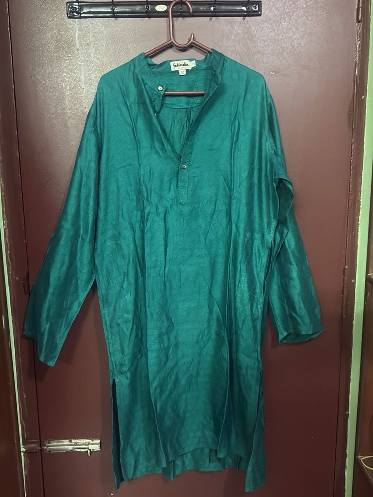 FabIndia Emerald Green Kurta