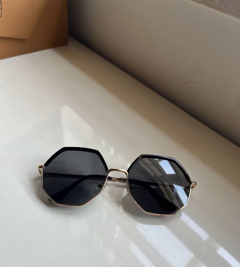 Geometric Octagon Sunglasses