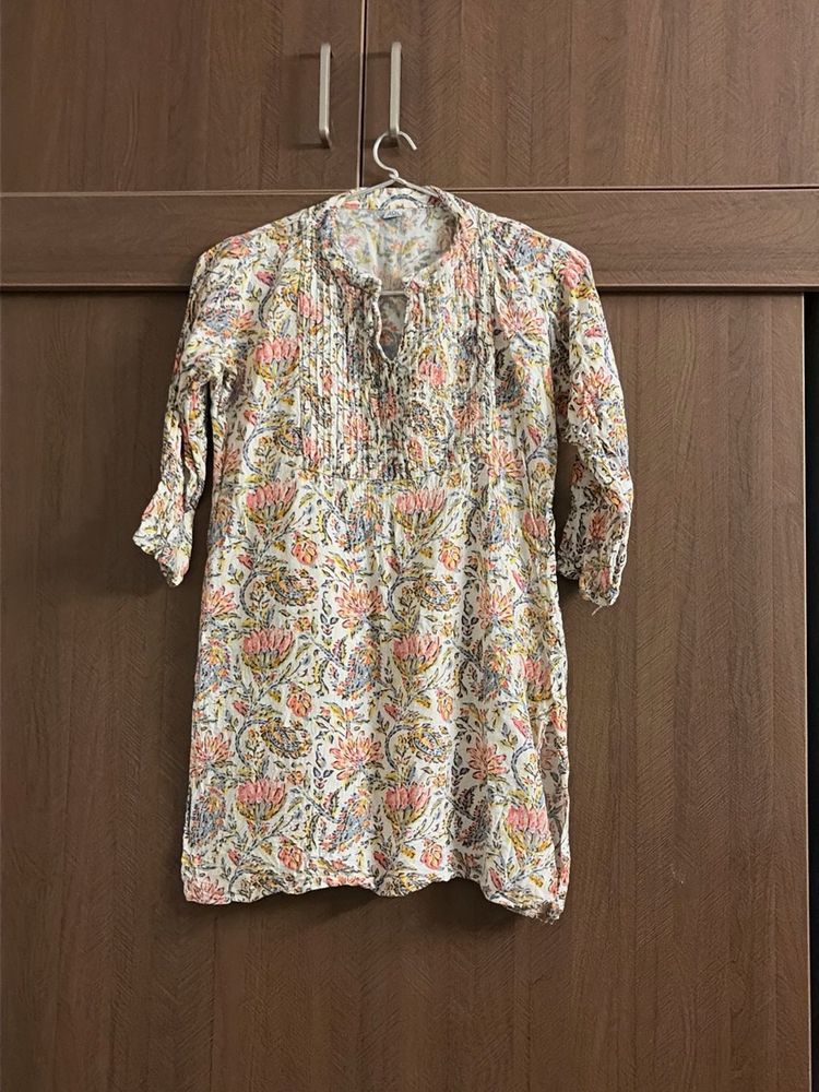 Floral print kurti