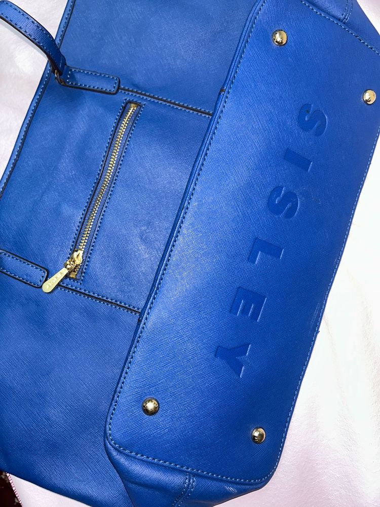 Sisley Blue Satchel