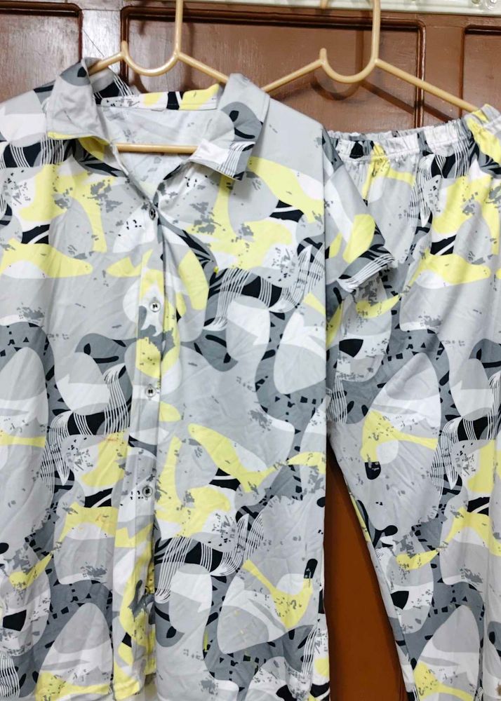 Comfortable Printed Pajama Set