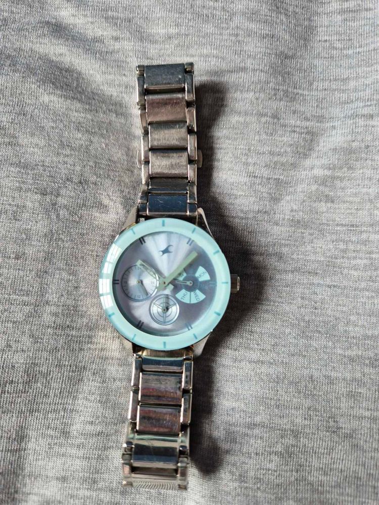 Fastrack Blue Dail Watch