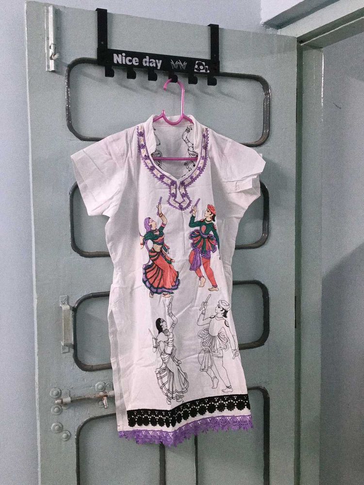 Ethnic White Kurta