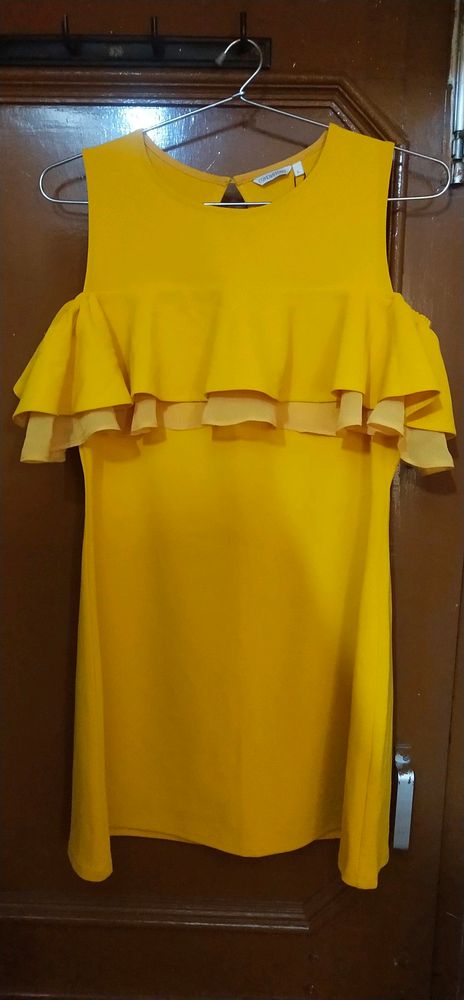 Mustard yellow dress