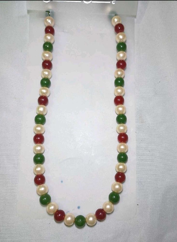 Rajasthani pearl Beaded Necklace set boho