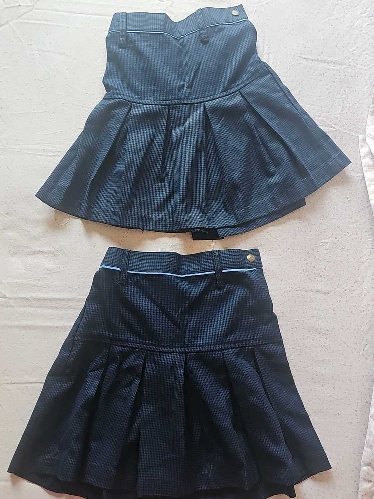 Chic Pleated Skirt Set- 2 / Uniform