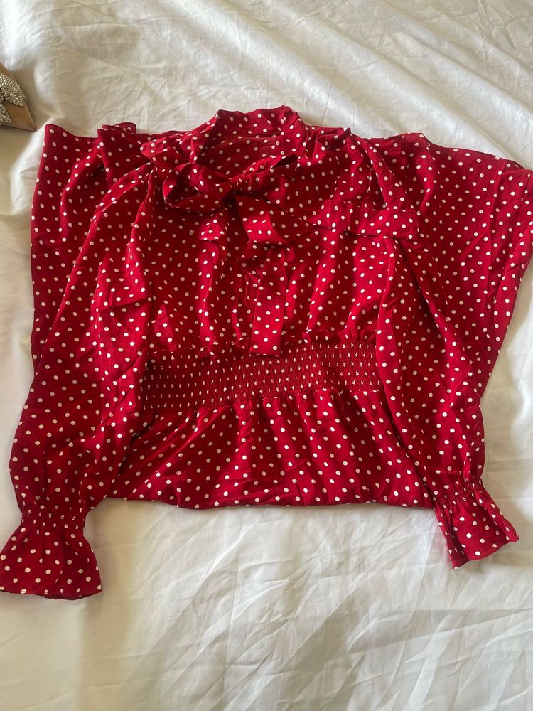 Red Polka Dot Dress