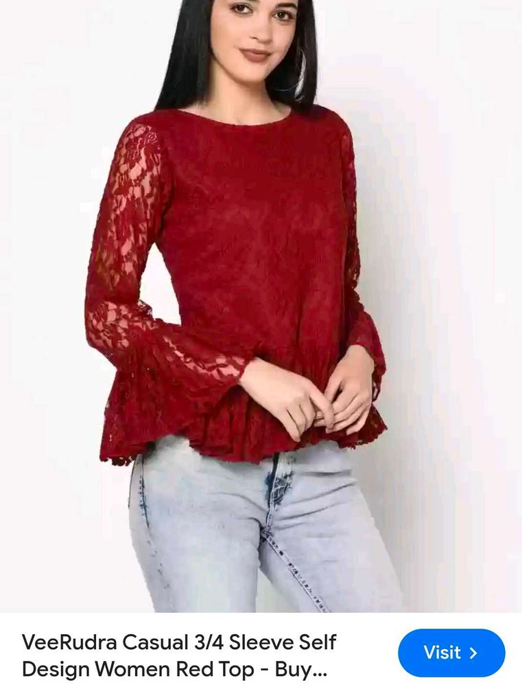 Very Fancy Net Beautiful Top