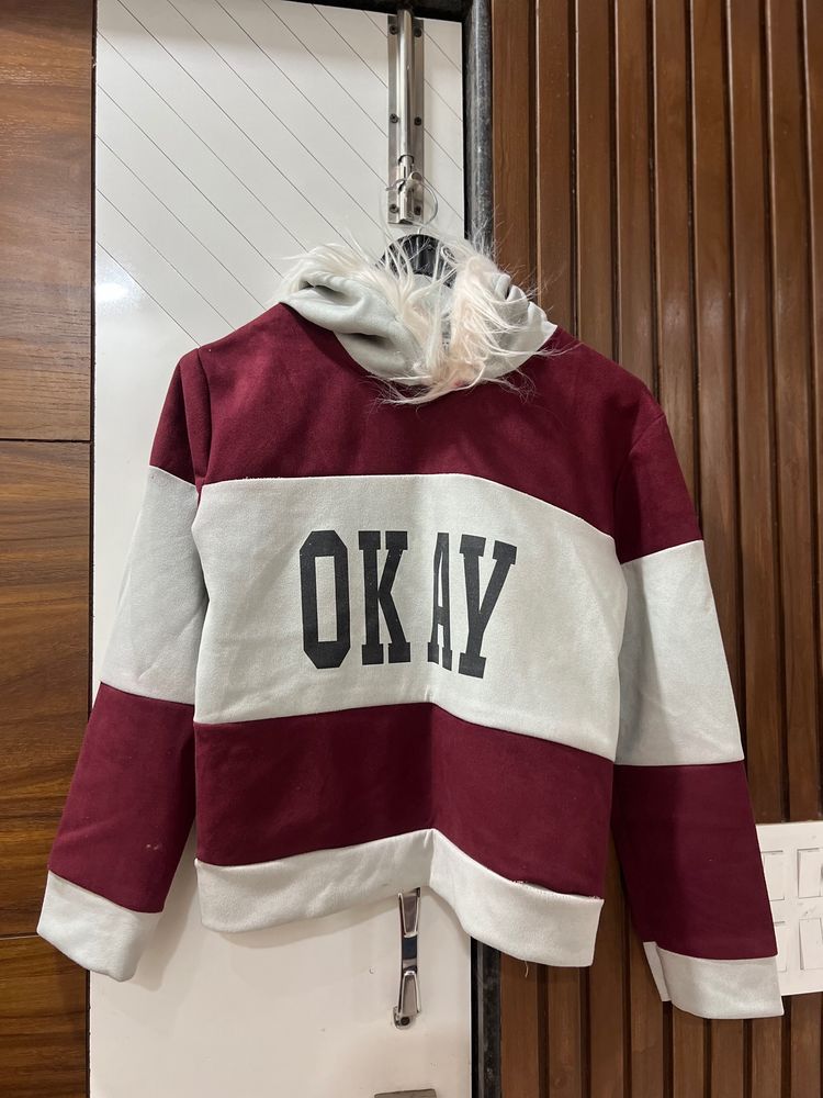 Today’s Offer Soft Sweatshirt For Women With Cap