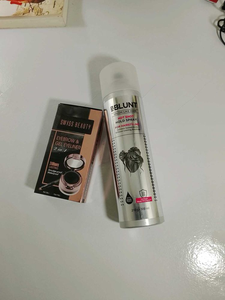 Swiss Beauty Eyebrow &amp; Gel Eyeliner + BBlunt Hair