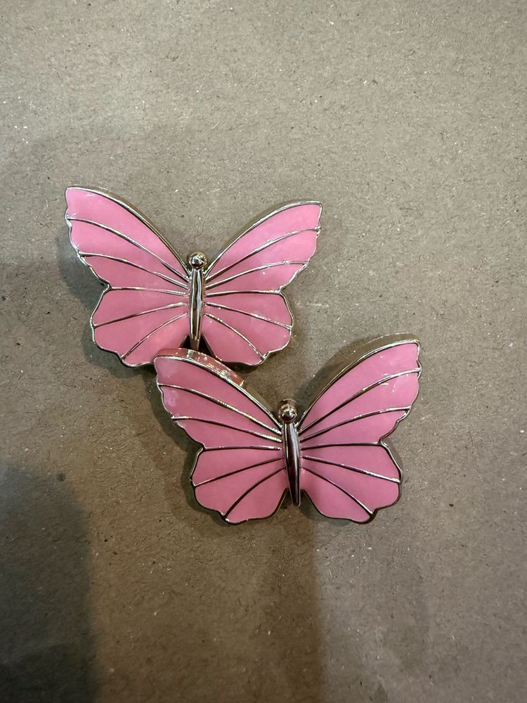 Cute Pink Butterfly earings
