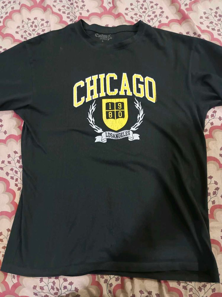 Chicago Graphic Tee - Black Men