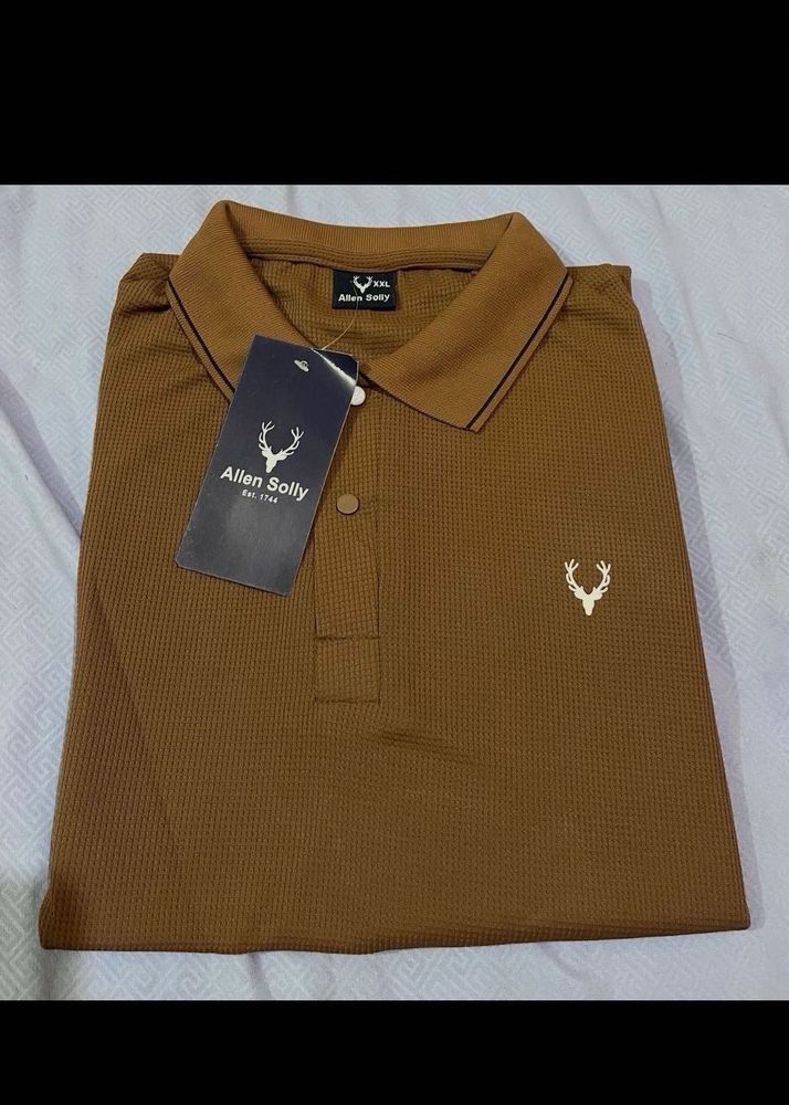 Allen Solly Men's Brown Polo T-Shirt newwdtag