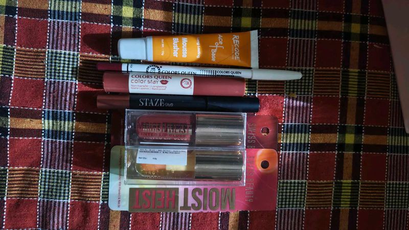 Assorted Lipsticks and Blusher