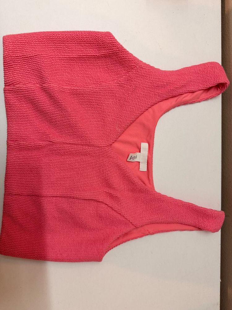 H&amp;M pink crop top