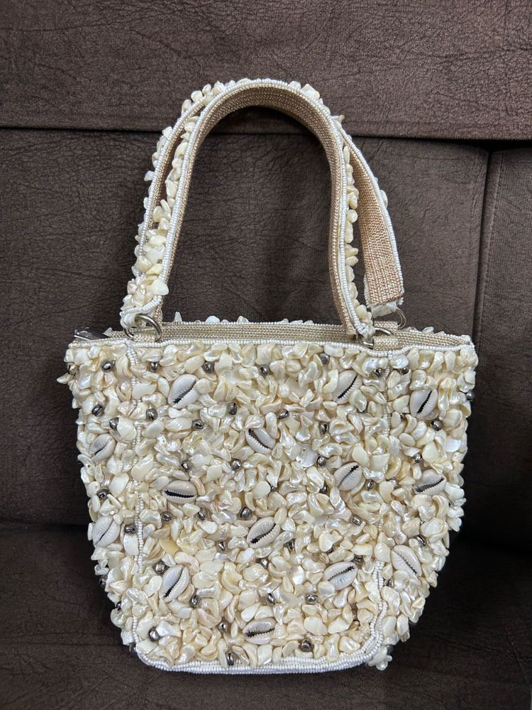 Boho Seashell Clutch Bag
