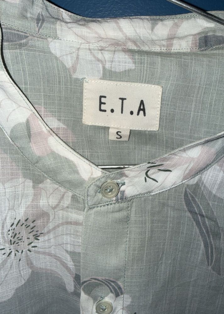 E.T.A Floral Print Button-Up Shirt