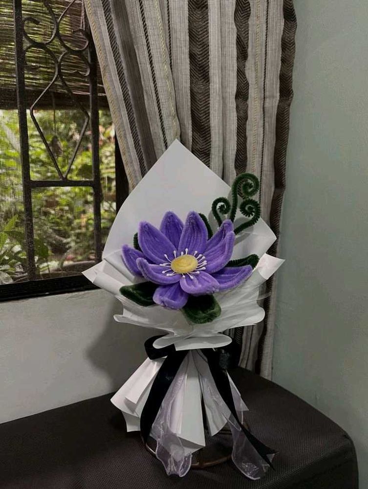 Handmade Purple Flower Bouquet