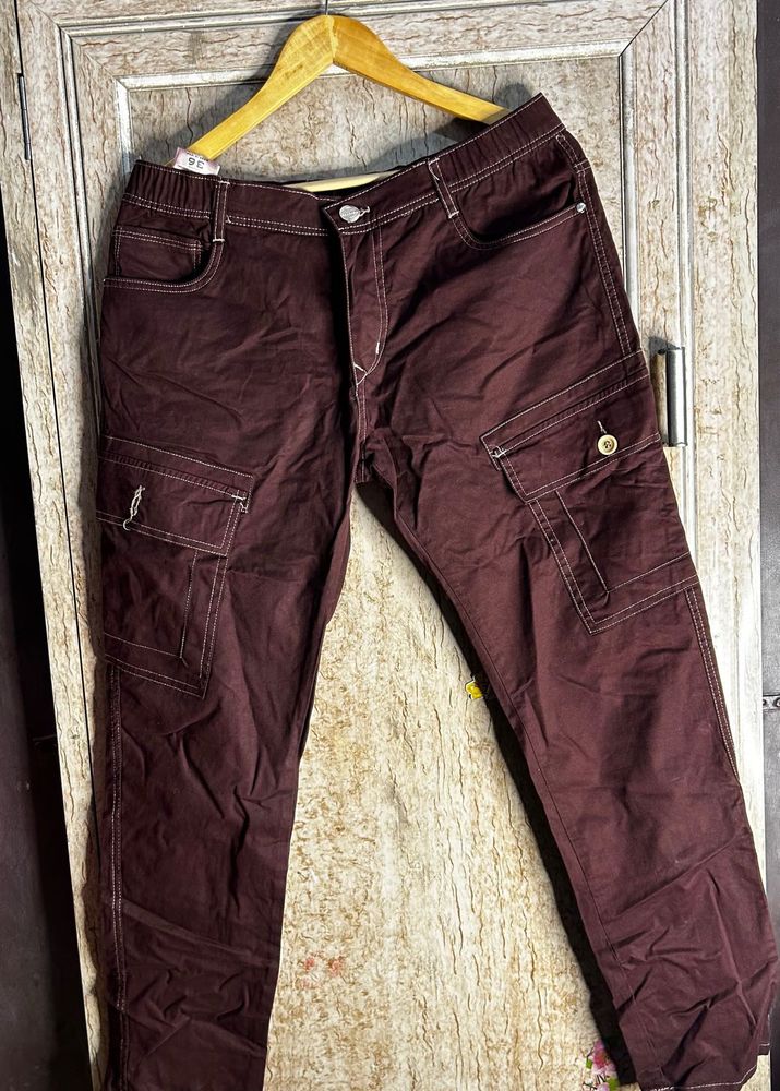 ♥️Maroon Cargo Pants