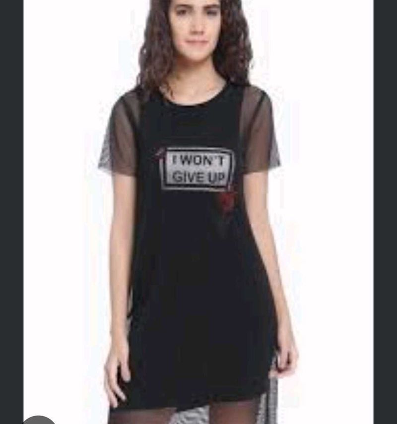 Midi black dress