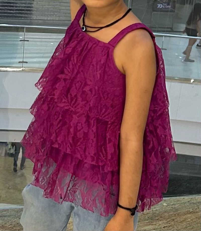 Tiered Lace Top