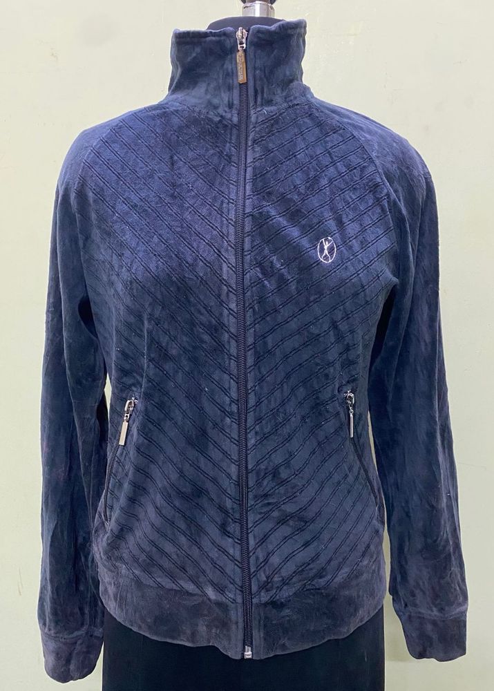 Velour Track Jacket