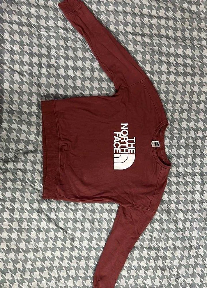 The North Face Burgundy Sweatshirt