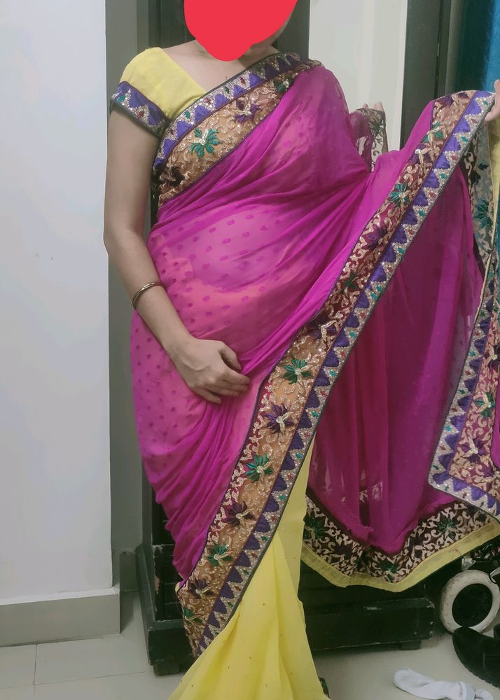 Never Used Stitched Blouse Saree