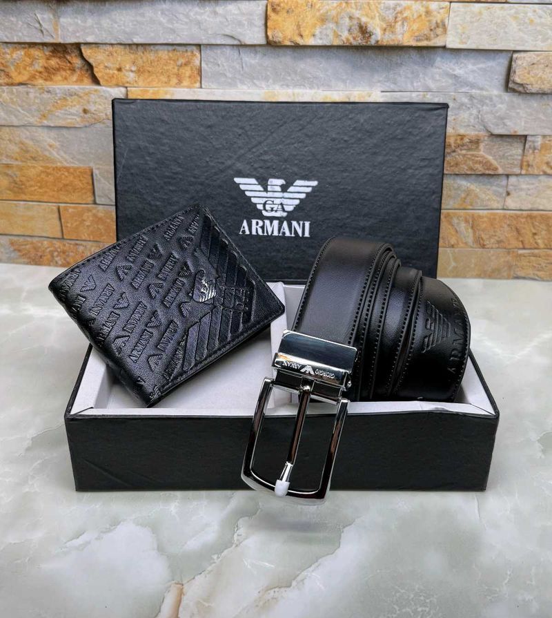 Armani Belt Wallet Combo