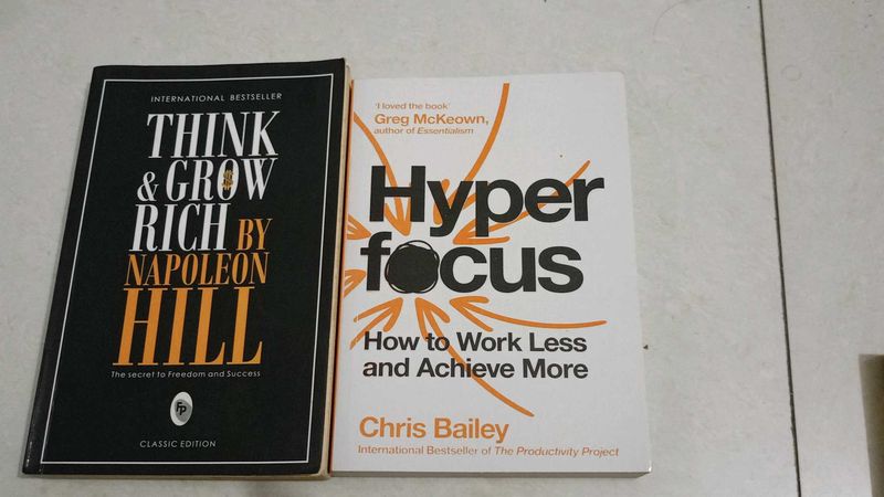 Think and Grow Rich &amp; Hyperfocus Books