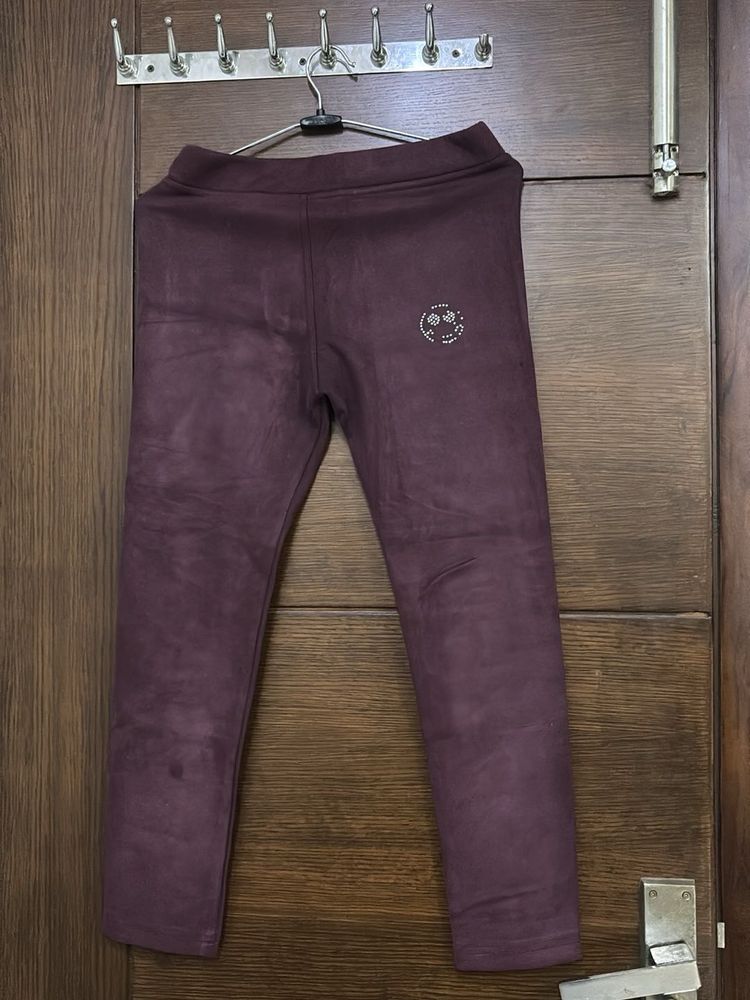 Burgundy Leggings