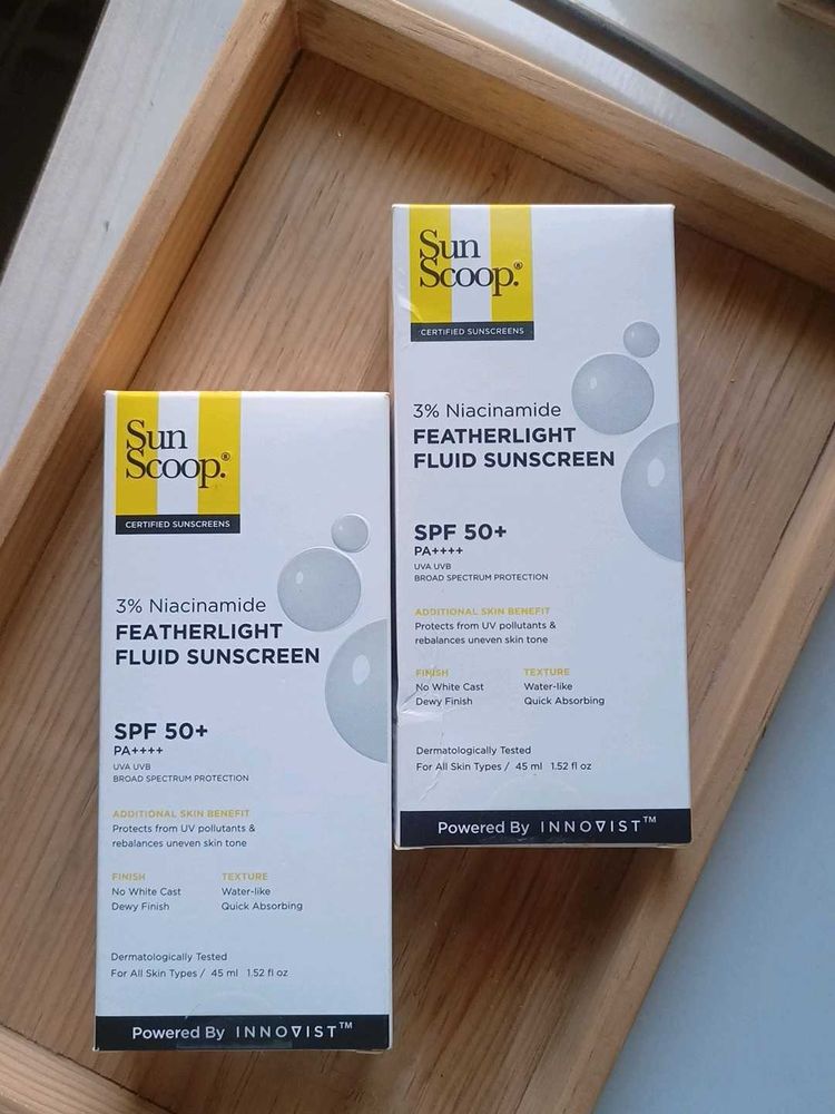 Sun Scoop Featherlight Fluid Sunscreen SPF 50+