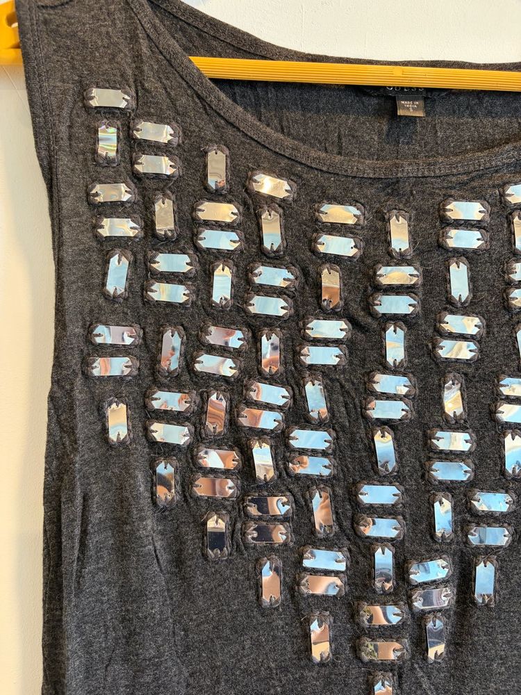 Guess-Sparkling Grey Dress (S)