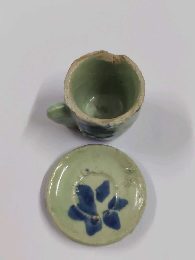 Kids toys Vintage Ceramic Tea Cup saucer Set