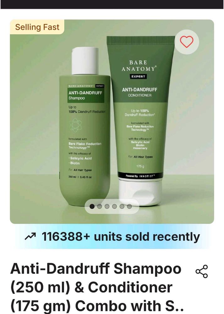 Anti-Dandruff Shampoo &amp; Conditioner Combo