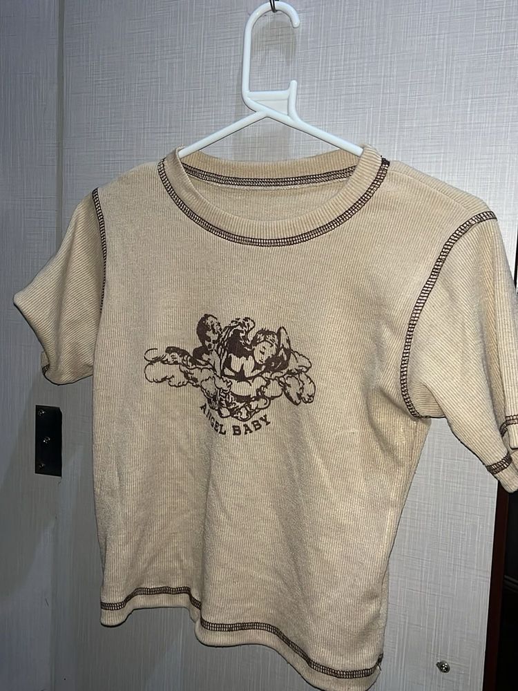 Cute Angel Baby Graphic T-Shirt
