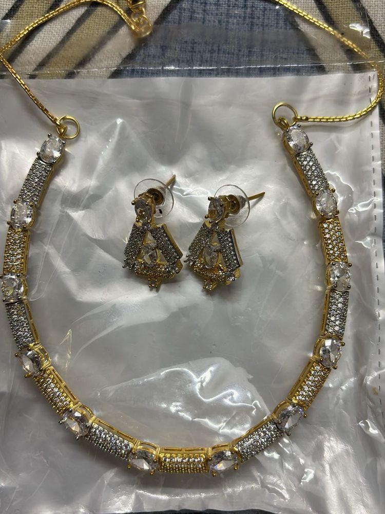 Elegant Necklace and Earring Set