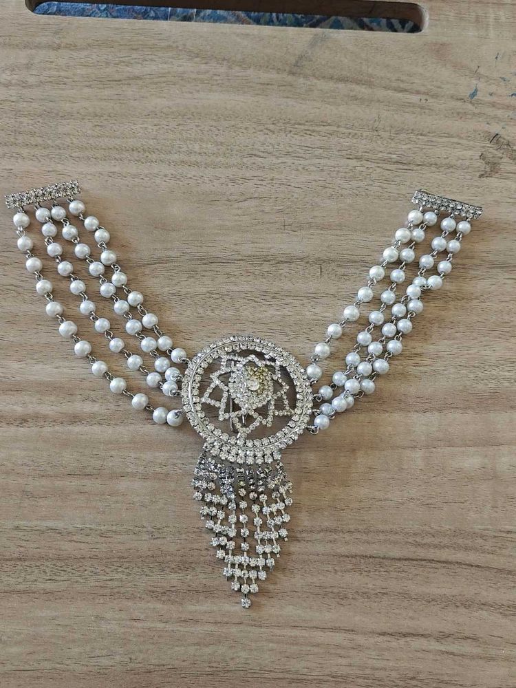 Hair Accessories Elegant Pearl &amp; Crystal Statement