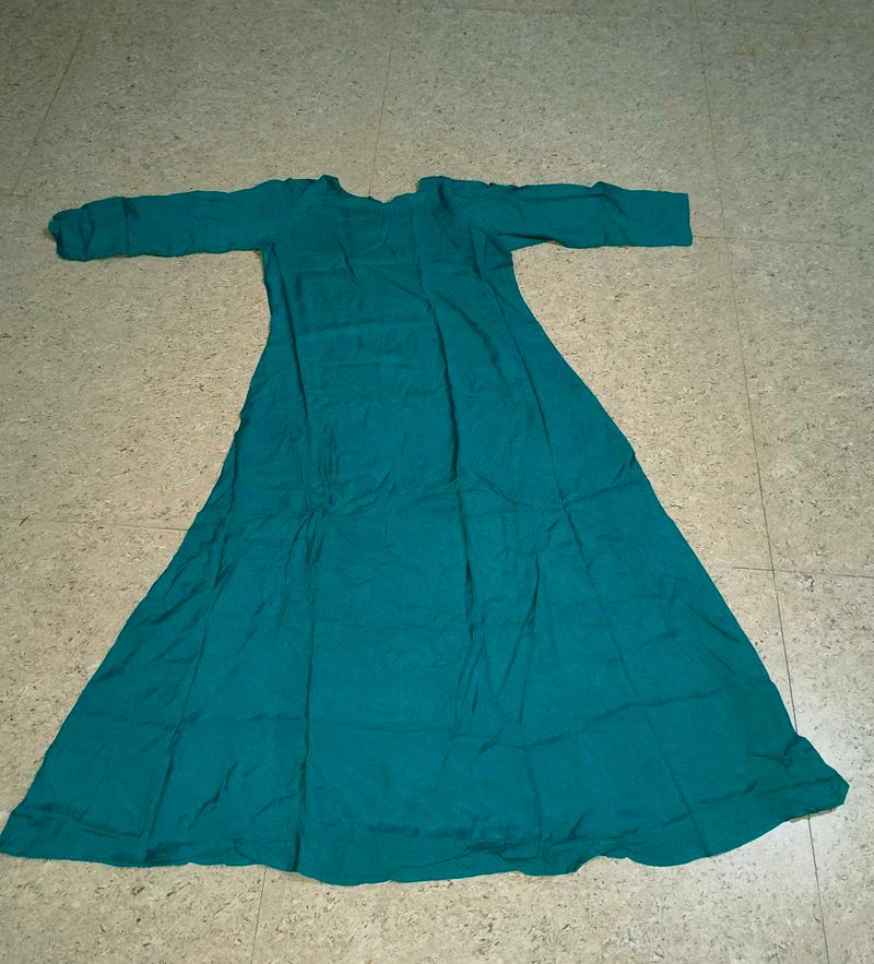 Teal Green Anarkali Kurta