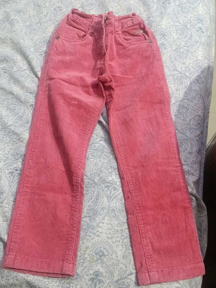 Pink Corduroy Pants