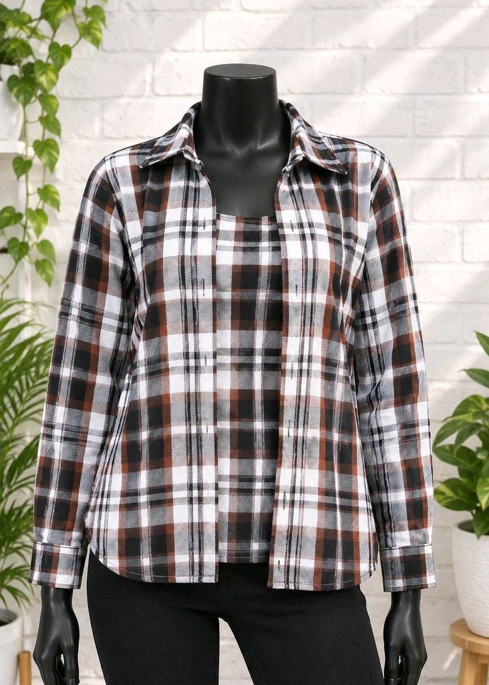 Classic Plaid Button-Up Shirt