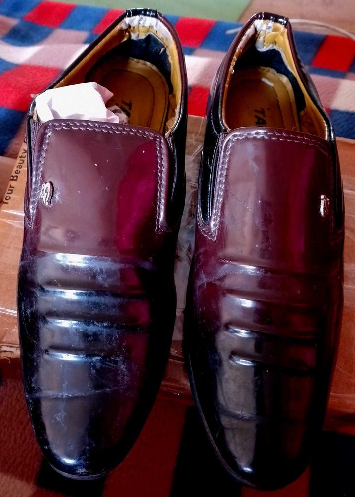 Men's Brown Slip-On Dress Shoes