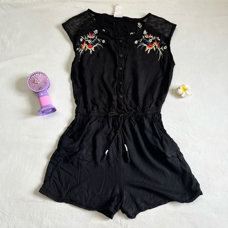 black jumpsuit/ swimwear
