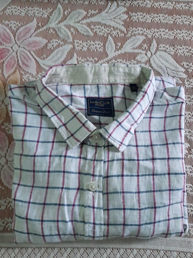 Linen Club Studio Checked Shirt
