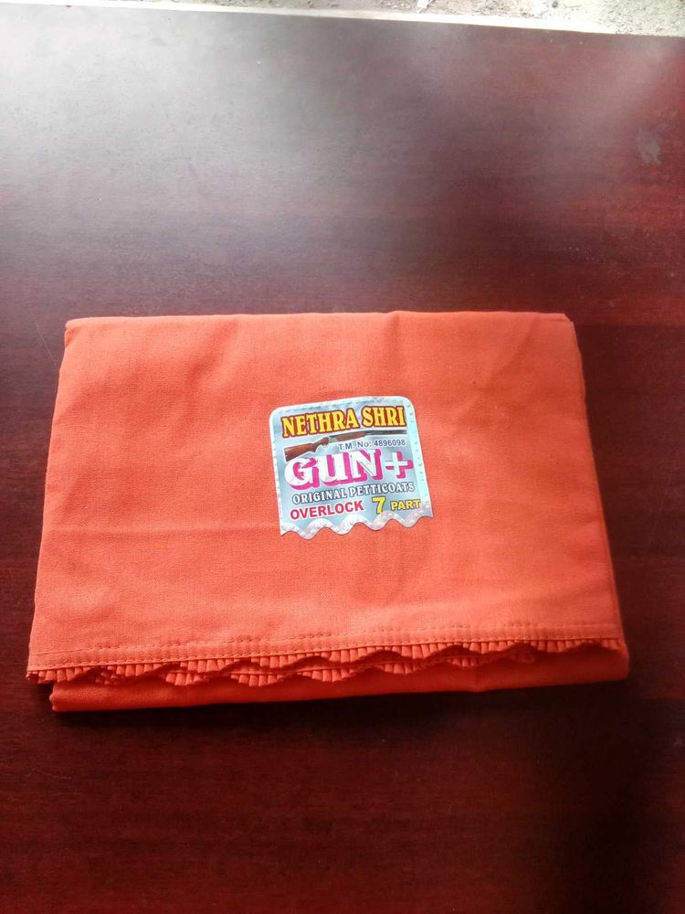New Orange Petticoat 7 parts