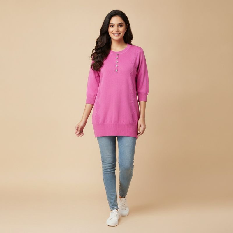 Cute Pink Knit Top💕