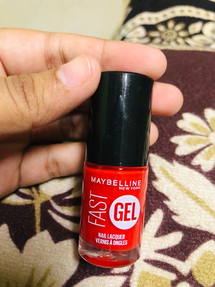 Maybelline Fast Gel Nail Polish - Red